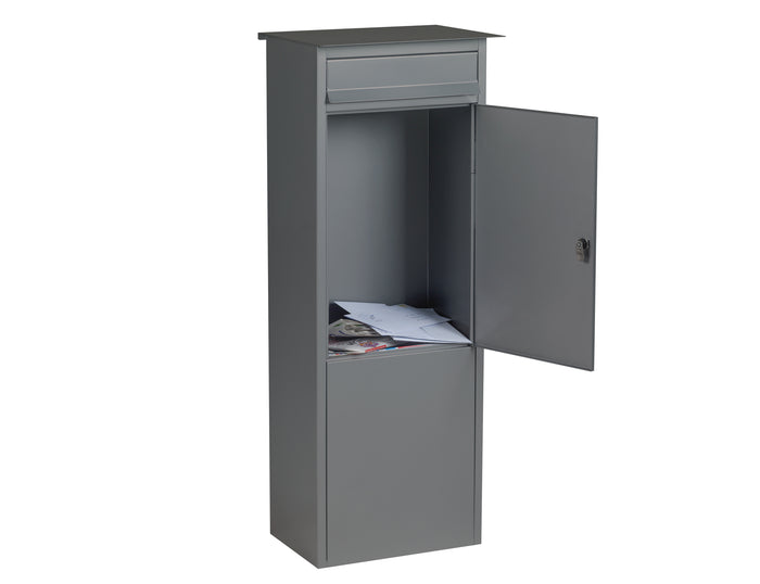 Practo Garden - Vrijstaande brievenbus - Frankfurt - Metaal - Grijs