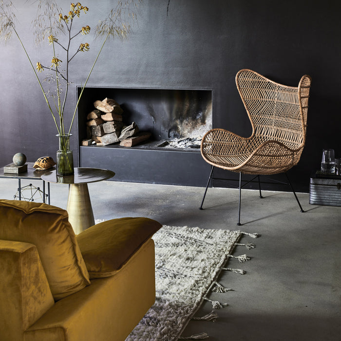 HKliving Rotan Egg Bohemian Stoel