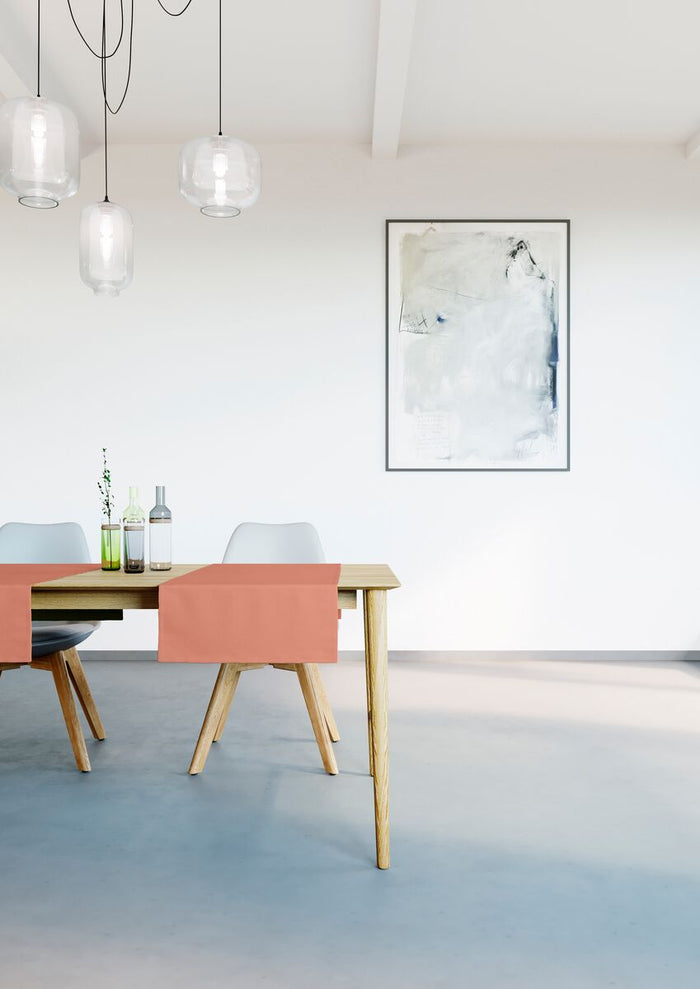 Mistral Home - Tafelloper waterafstotend - 45x145 cm - Terracotta