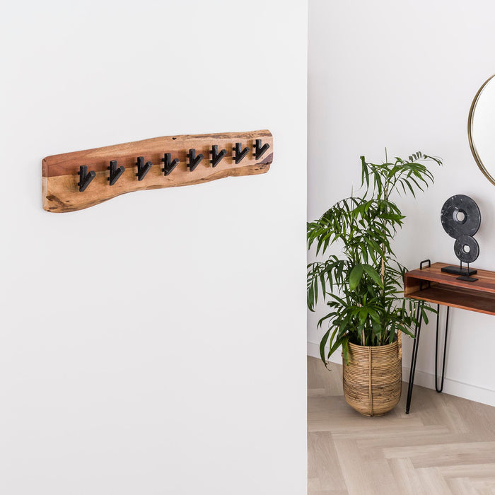 Hoyz - Kapstok Edge met 8 haken - Grijs - Wandkapstok