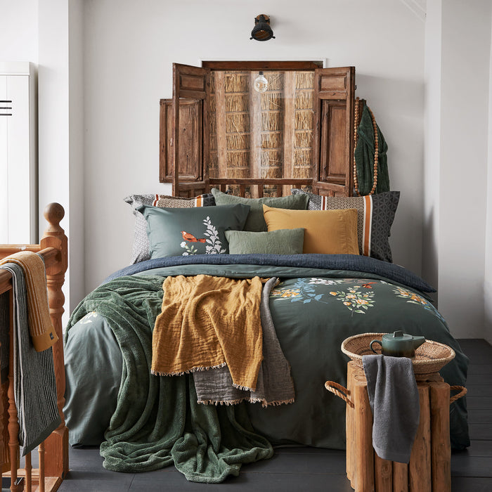 Dekbedovertrek Purity 79 Olive 140x220 Cm