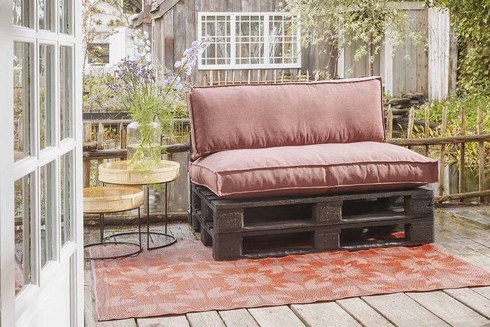 In The Mood Collection Salvador Palletkussens - L120 cm - Bordeaux