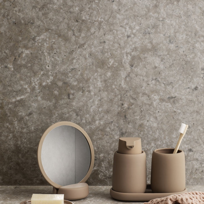 Sono Pedaalemmer Tan 5 Liter | Beige | Bruin | Kunststof