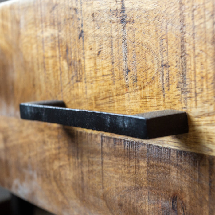 Dimehouse Industriële salontafel Emma mangohout lichtbruin