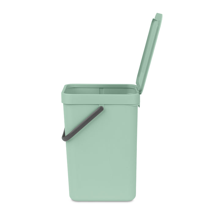 Brabantia Sort & Go Afvalemmer / Opberger 12 L - Mintgroen