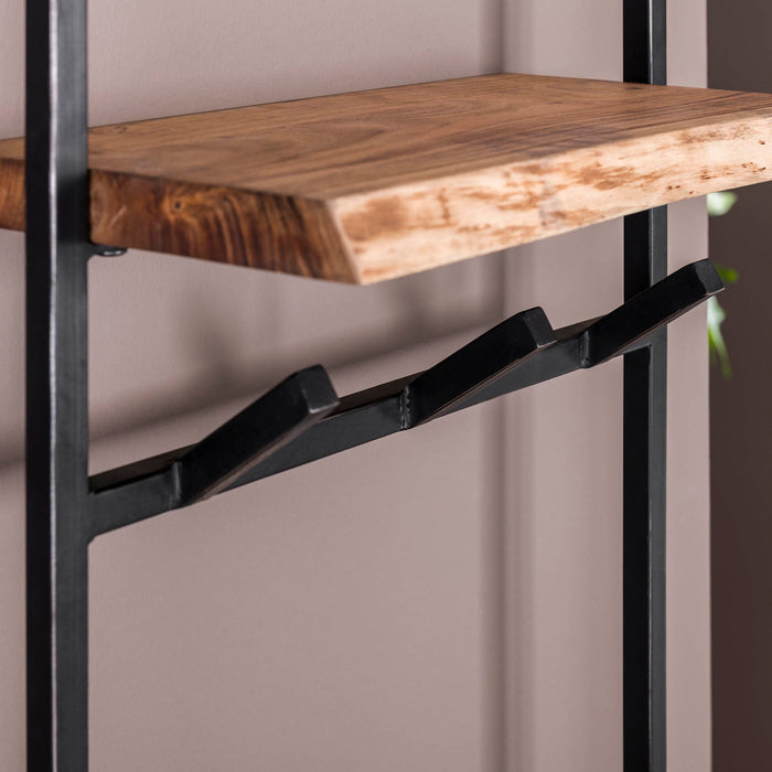 Hoyz - Kapstok Air Solid Hoog - 6 Haken - Hoedenplank