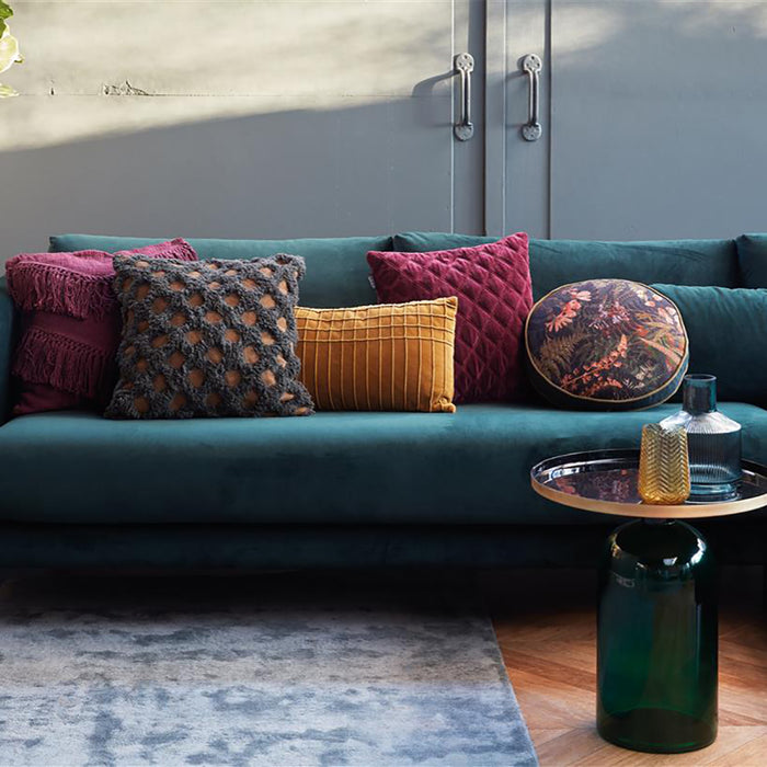 KAAT Amsterdam Felce Sierkussen Ø 40 cm - Groen