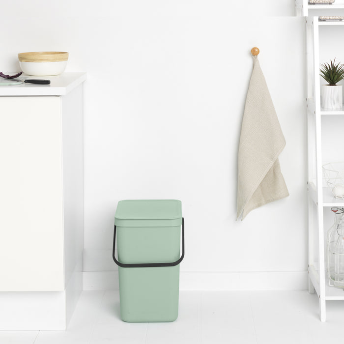 Brabantia Sort & Go Afvalemmer 25 L - Mintgroen