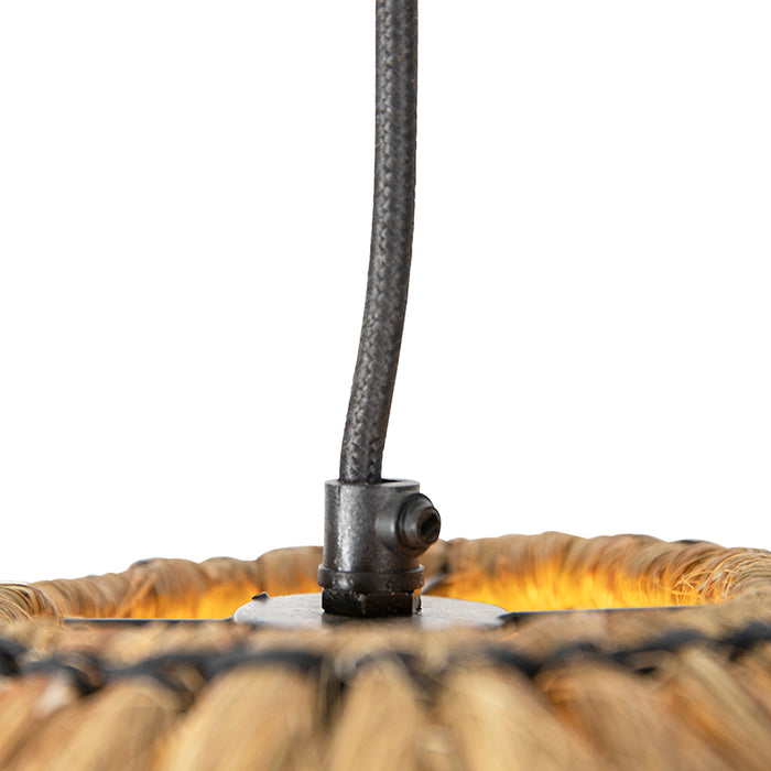 QAZQA Hanglamp canno - Naturel - Oosters - L 120cm