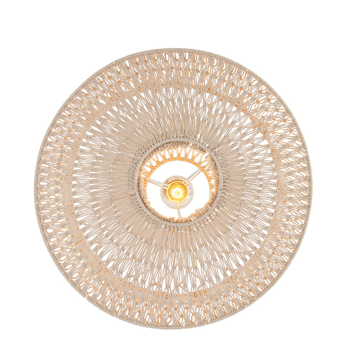 QAZQA Oosterse hanglamp macramé 70 cm - Leonard