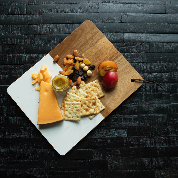 Gusta Serveerplank Met Marmer Look