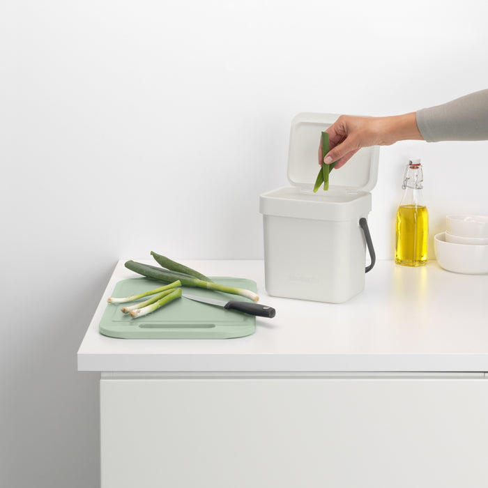 Brabantia Sort & Go Afvalemmer 6 L - Grijs