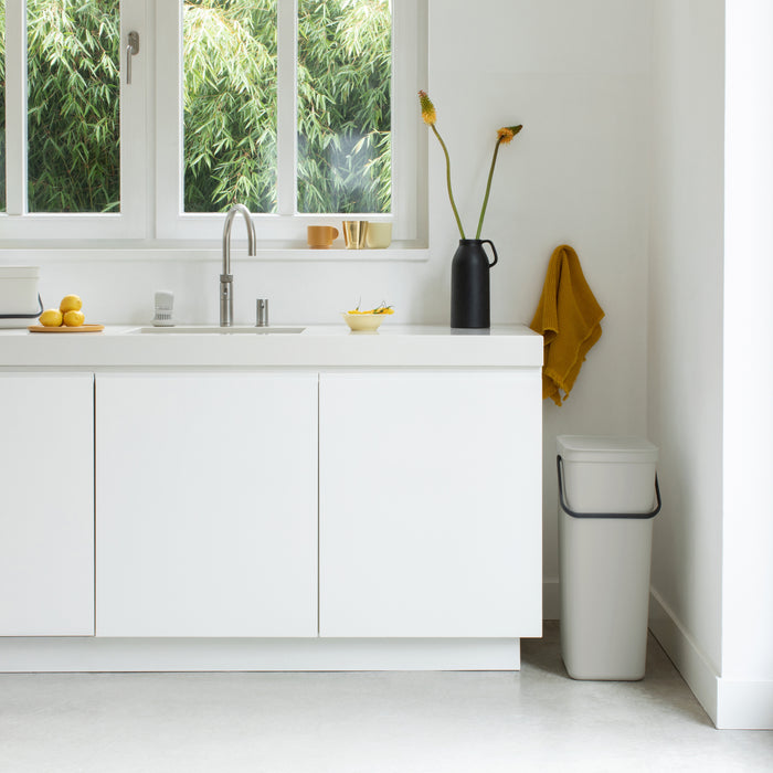 Brabantia Sort & Go Afvalemmer 6 L - Grijs