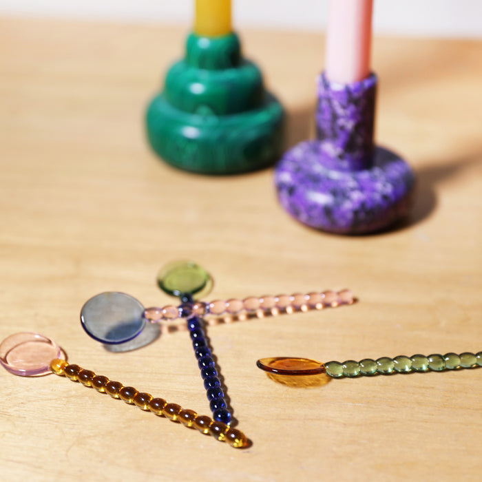 &k amsterdam Kandelaar - Amethist