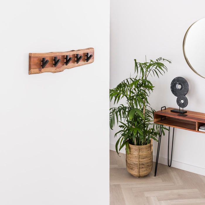 Hoyz - Kapstok Edge met 5 haken - Grijs - Wandkapstok