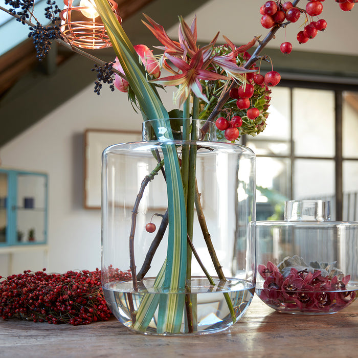 Hakbijl Glass Delhi Vaas - H 25,5 x D 26 cm