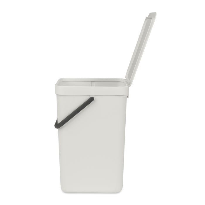 Brabantia Sort & Go Afvalemmer / Opberger 16 L - Grijs