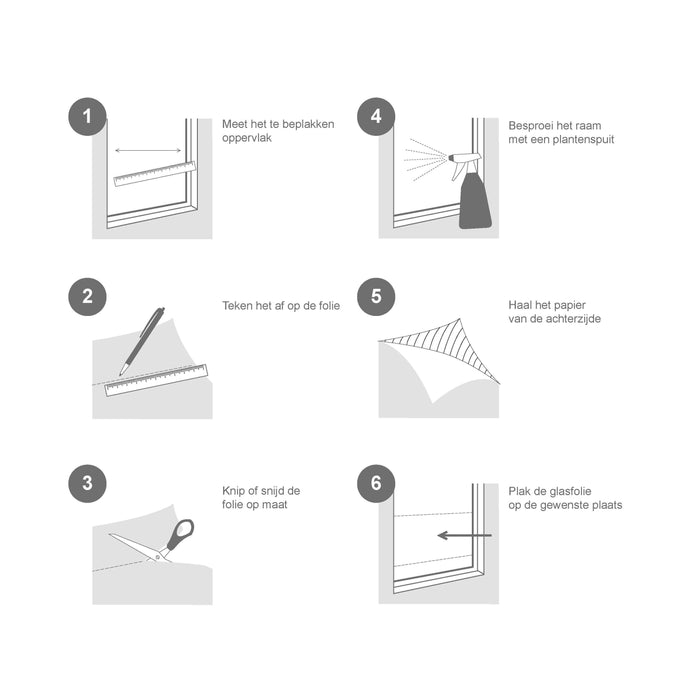d-c-fix - Statische Raamfolie - Caree - 150x45 cm