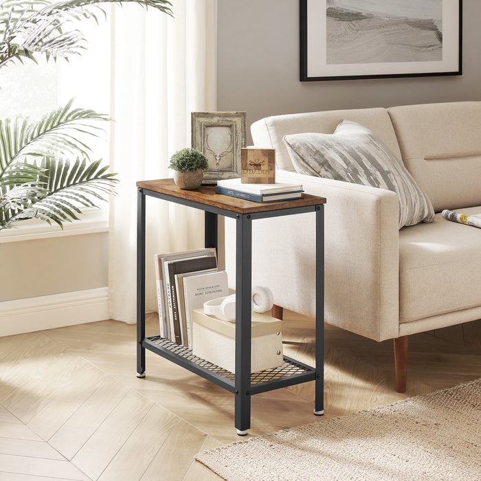 O'DADDY® Wandtafel - Sidetable Industrieel - Dressoir 60x30x60 - bruin