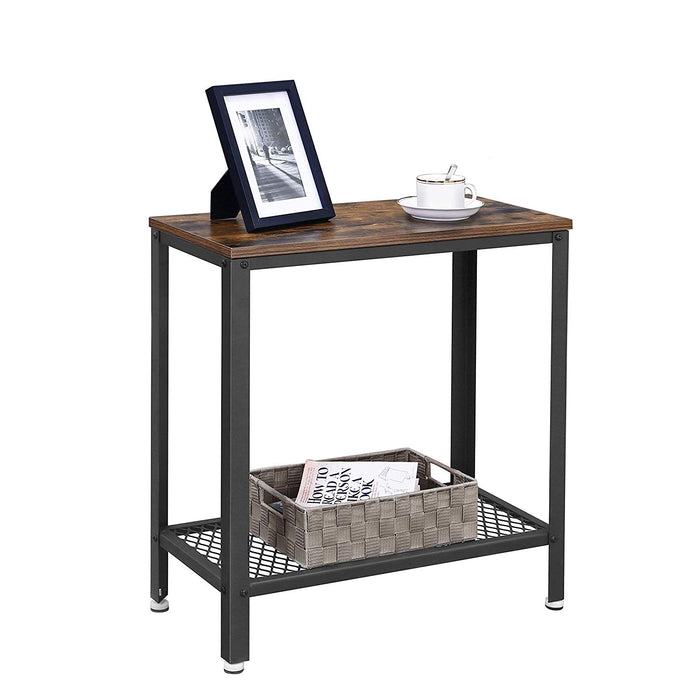 O'DADDY® Wandtafel - Sidetable Industrieel - Dressoir 60x30x60 - bruin