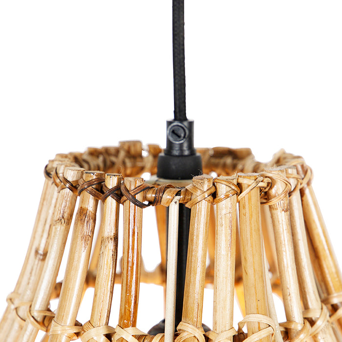 QAZQA Hanglamp canna - Naturel - Oosters - D 36cm