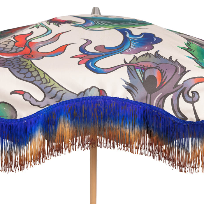HKliving Parasol Ø 200 cm - Traditional blend