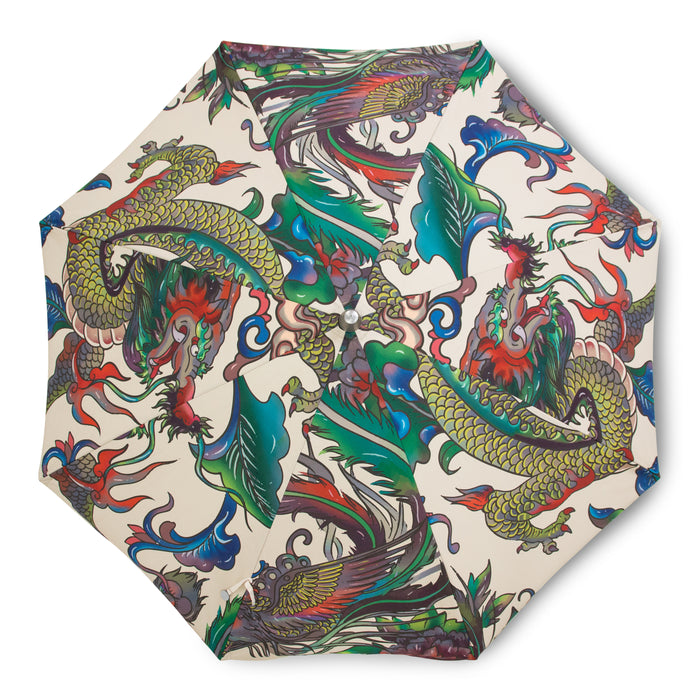 HKliving Parasol Ø 200 cm - Traditional blend