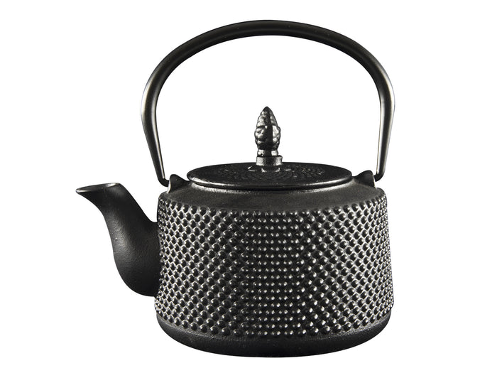 SakuraTea - Theepot - Gietijzer - Zwart - 0.75 L - Met RVS