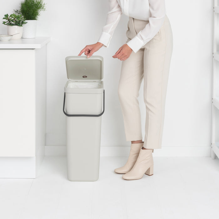 Brabantia Sort & Go Afvalemmer 40 L - Grijs