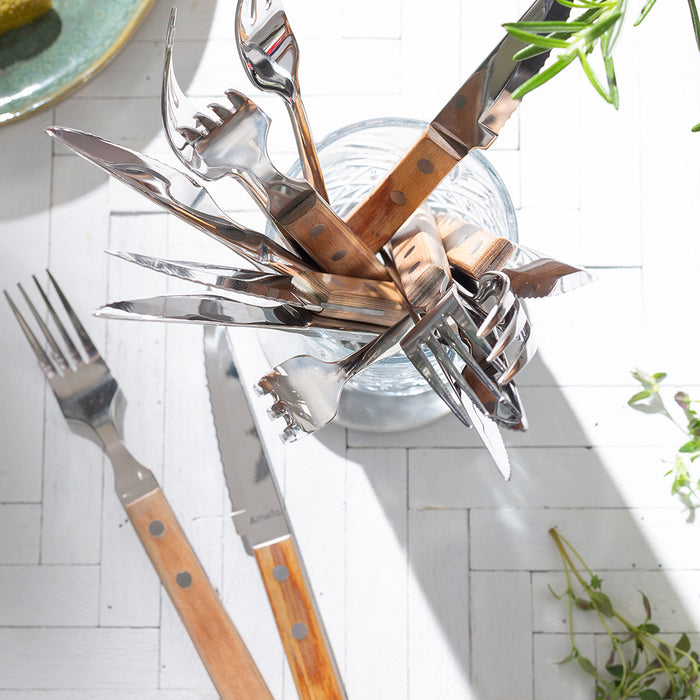 Amefa Pizza/Steak Messenset 6-delig