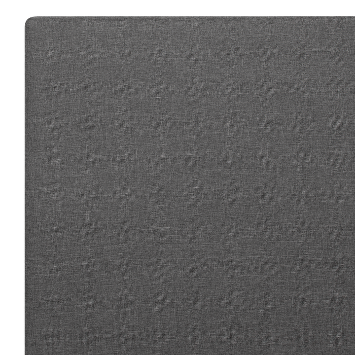 Beliani - ORBEY - Tweepersoonsbed - Grijs - 160 x 200 cm - Polyester