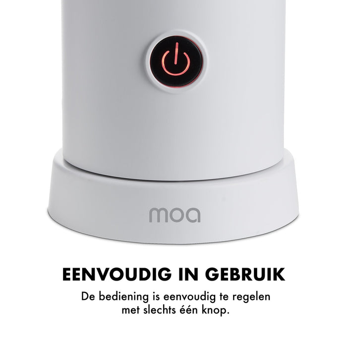 MOA Melkopschuimer Electrisch - BPA vrij - Wit - MF5W