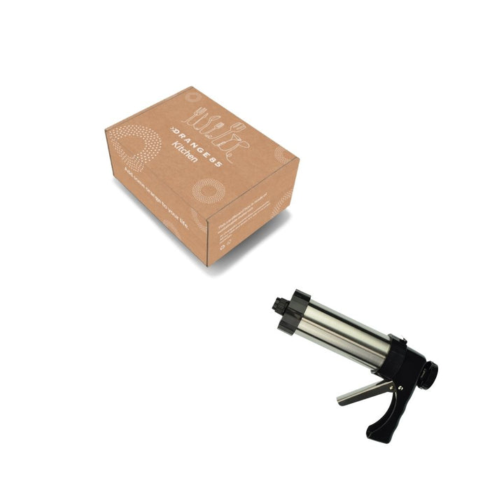 Excellent Houseware Garneerspuit RVS voor Decoratie Koekjes Opzetst...