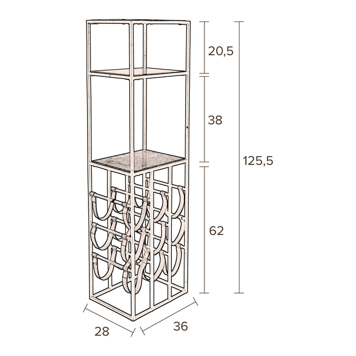 Dutchbone Mil Wijnkast