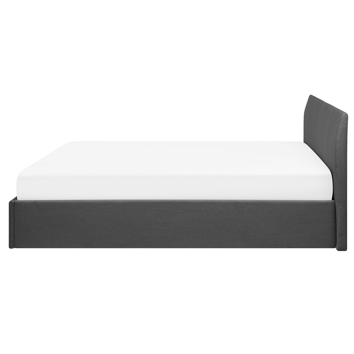 Beliani - ORBEY - Tweepersoonsbed - Grijs - 180 x 200 cm - Polyester