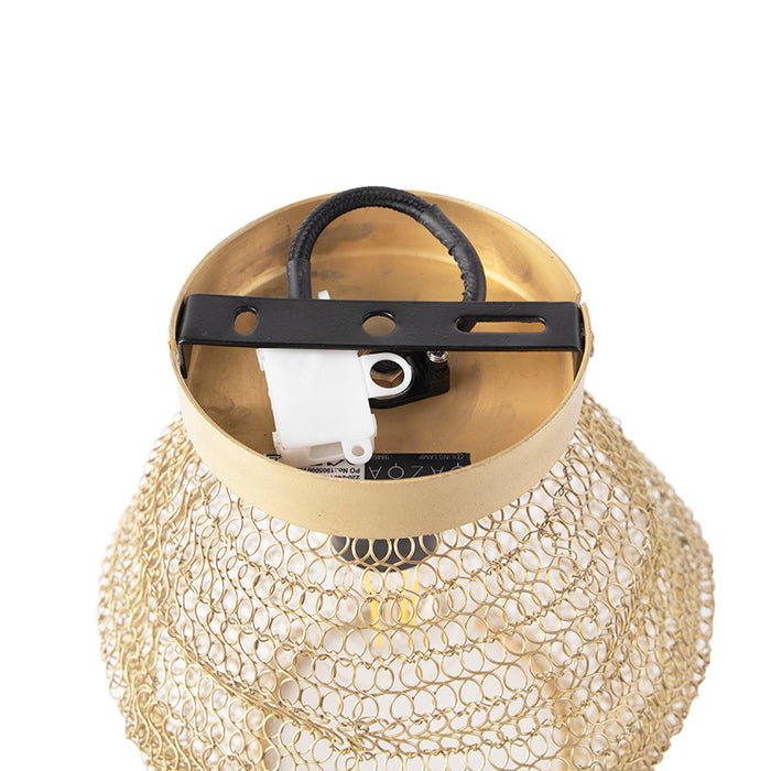 QAZQA Oosterse plafondlamp goud - Nidum Bene