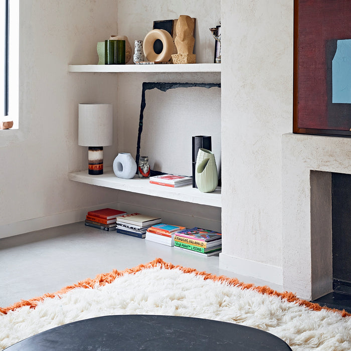 HKliving Fluffy Vloerkleed 250 x 250 cm - Crème