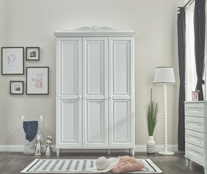 Rocky Lora 3-deurs Kledingskast