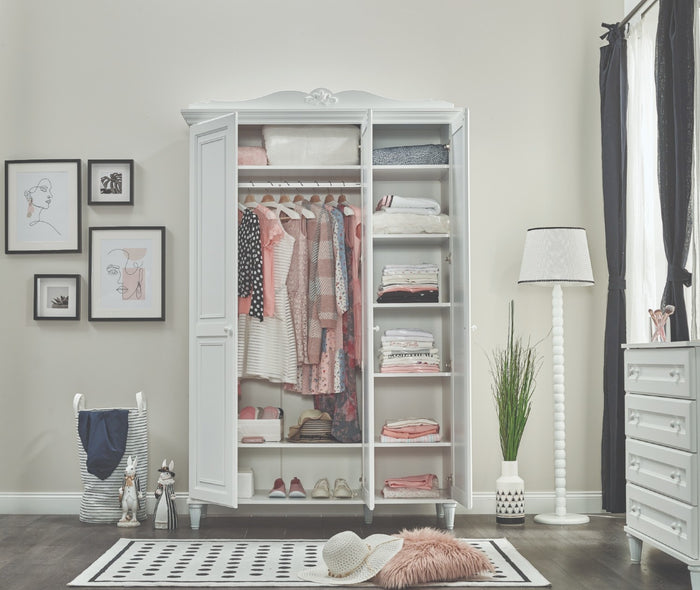Rocky Lora 3-deurs Kledingskast