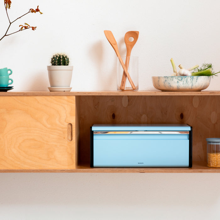 Brabantia Broodtrommel met klepdeksel - Dreamy Blue