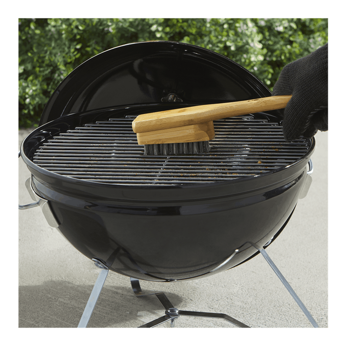 WEBER Reinigingsborstel - bamboe handvat, 30 cm
