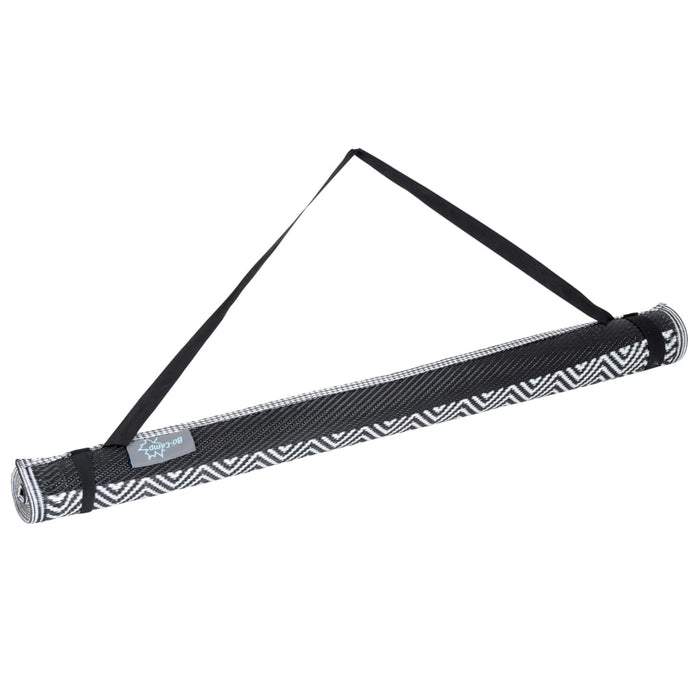 Bo-Camp Buitenkleed Chill mat Beach 1,8x1,2 m zwart en wit