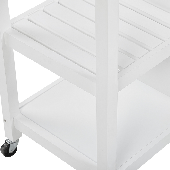 Beliani - GENOA - Keukentrolley - Wit - MDF