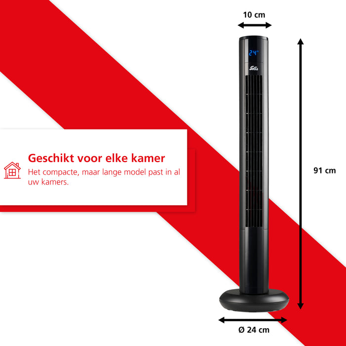 Solis Easy Breezy 757 Toren Ventilator met Afstandsbediening - 91 cm