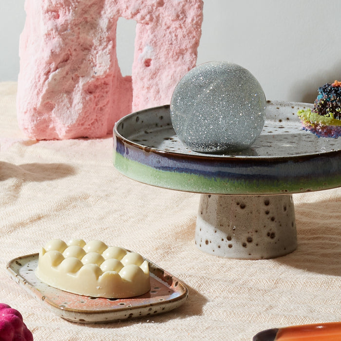 HKliving 70's Ceramics Taartschaal - Comet