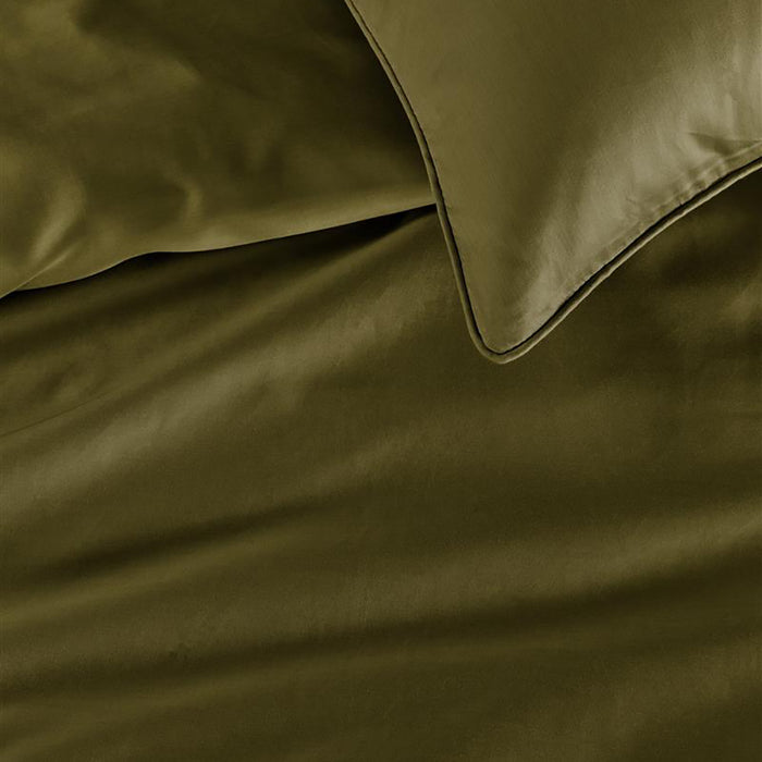 Beddinghouse Conscious Dekbedovertrek 200 x 200/220 cm - Olijfgroen
