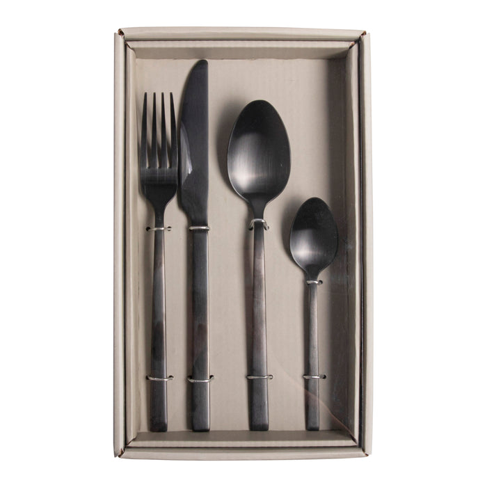 Gusta Bestekset 16-delig - Zwart