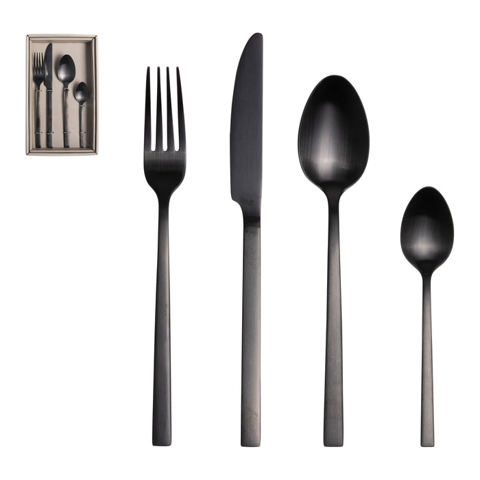 Gusta Bestekset 16-delig - Zwart
