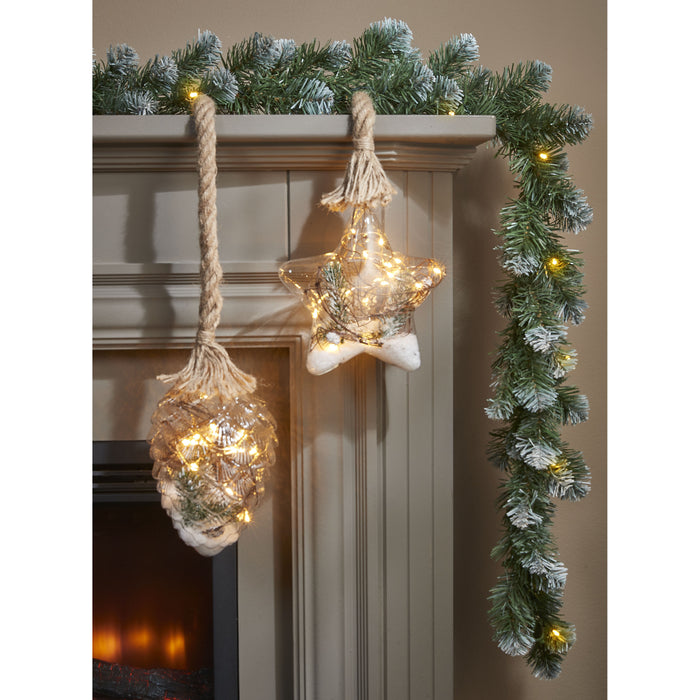 Luca Lighting Ster Kerstverlichting - 15 LED en Decoratie - Ø20 cm