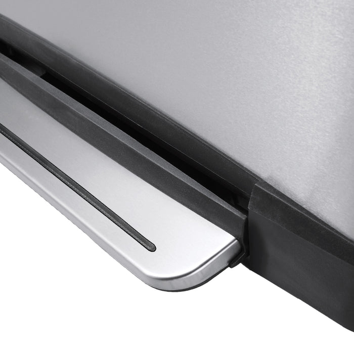 EKO Vuilnisbak Matzilver 40.3 x 34.5 x 65 cm